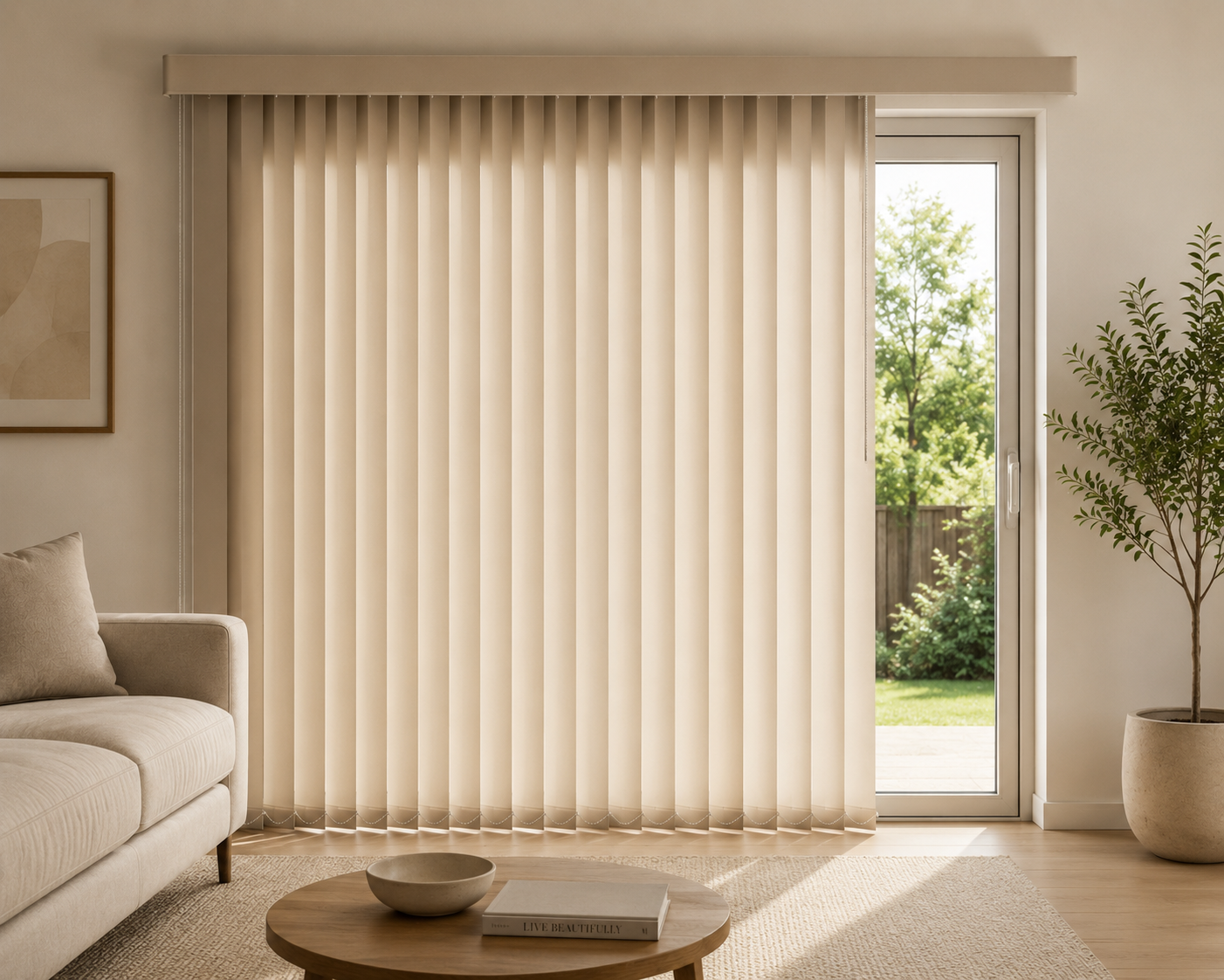 Vertical blinds patio door sliding door Vancouver